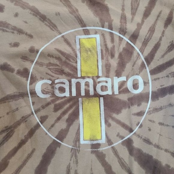 Chevrolet Camaro T-Shirt Tie Dye Lucky Brand Chevy Men's Large L NEW WITH TAG - Picture 3 of 7